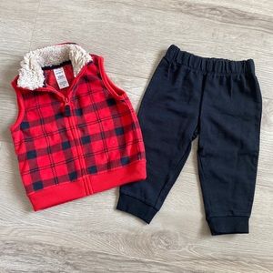 Carter’s vest and pants